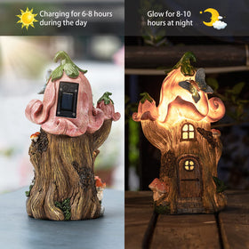 AIINY 11-inch garden statue stands proudly on patios and lawns.