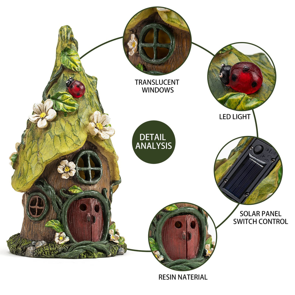 AIINY 11-inch statue stands tall in the yard for a decorative focal point