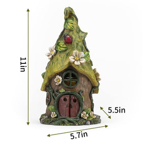 AIINY patio decor statue brightens porches and balconies with solar glow