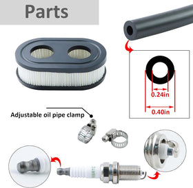AiiQee 799584 carburetor kit detailed-parts view aiding precise installation.