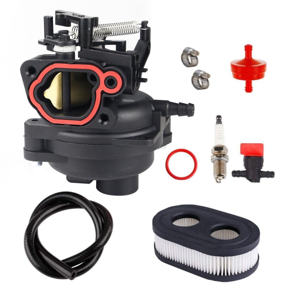 AiiQee 799584 carburetor kit package close-up for easy replacement and smooth starts.