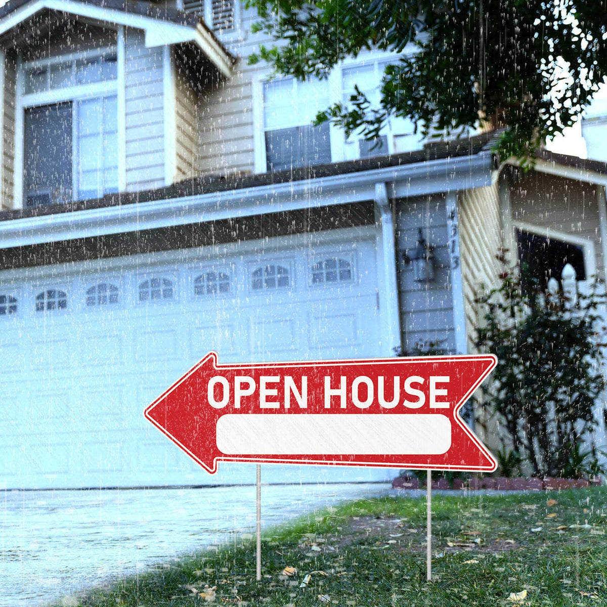 Aijmguo arrow directed open house sign guides buyers efficiently