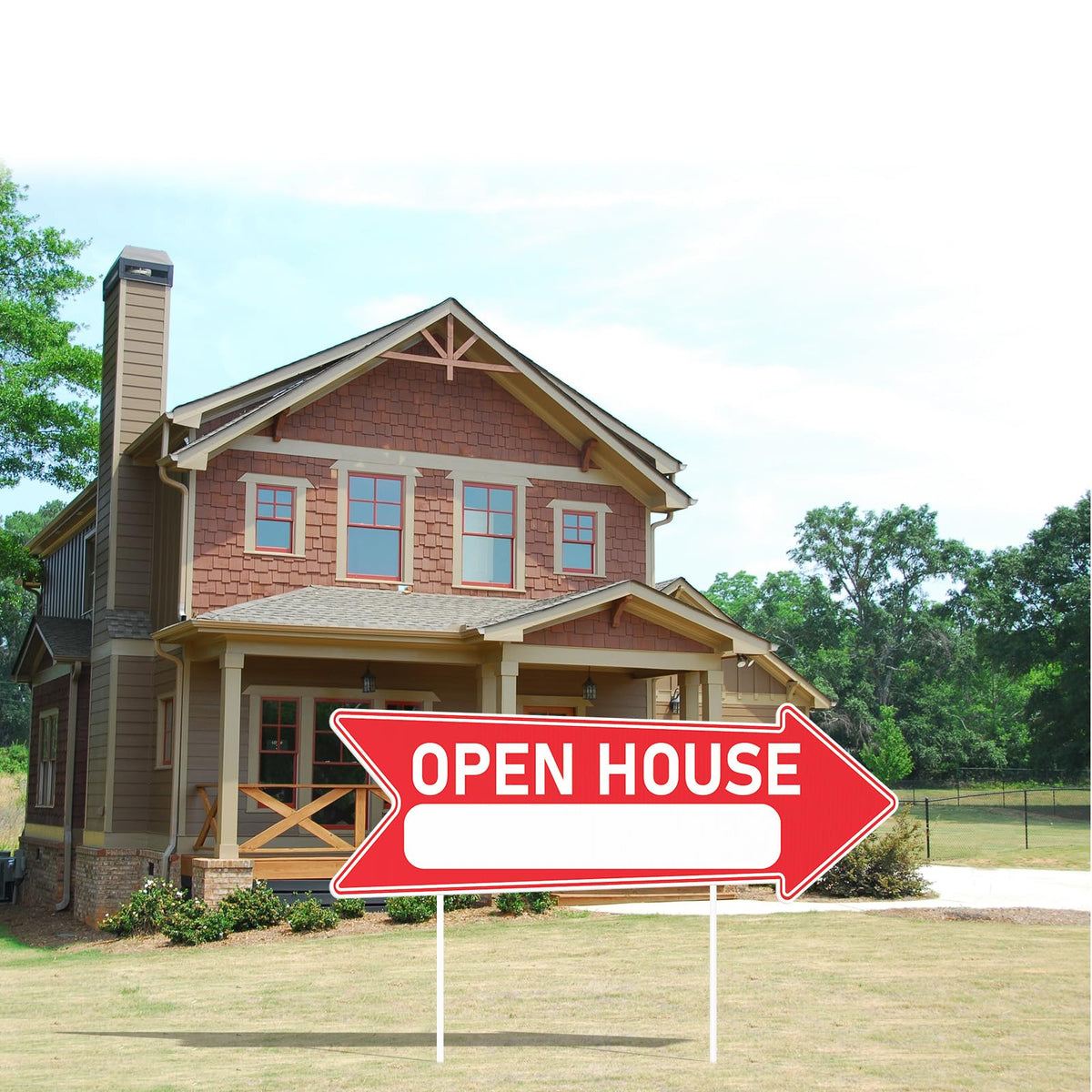 Aijmguo blank writable area sign for custom house details