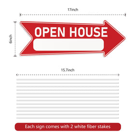 Aijmguo double-sided open house sign improves direction for buyers