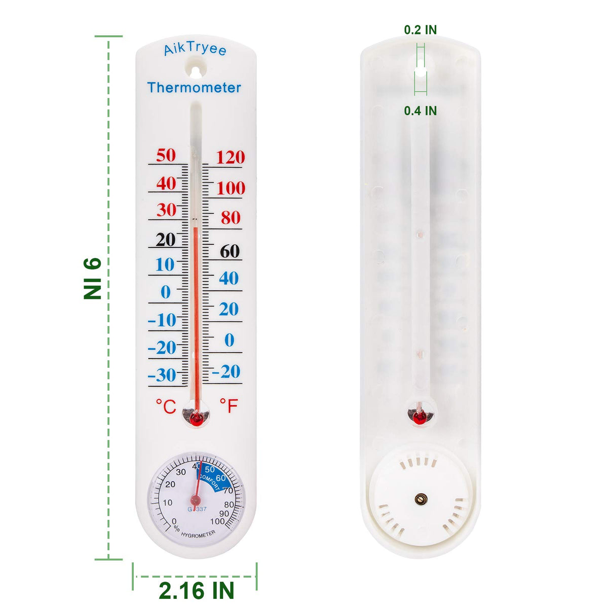 AikTryee greenhouse compact monitor aids plant climate awareness.