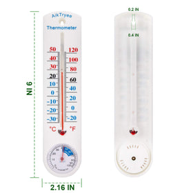AikTryee greenhouse compact monitor aids plant climate awareness.