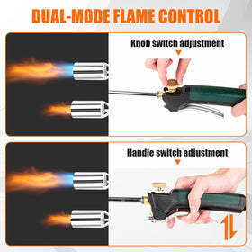 Aikyciu straight-tube design allows precise, targeted heating and steady handling.