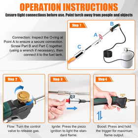 Aikyciu torch supports universal fuel options for flexible usage.