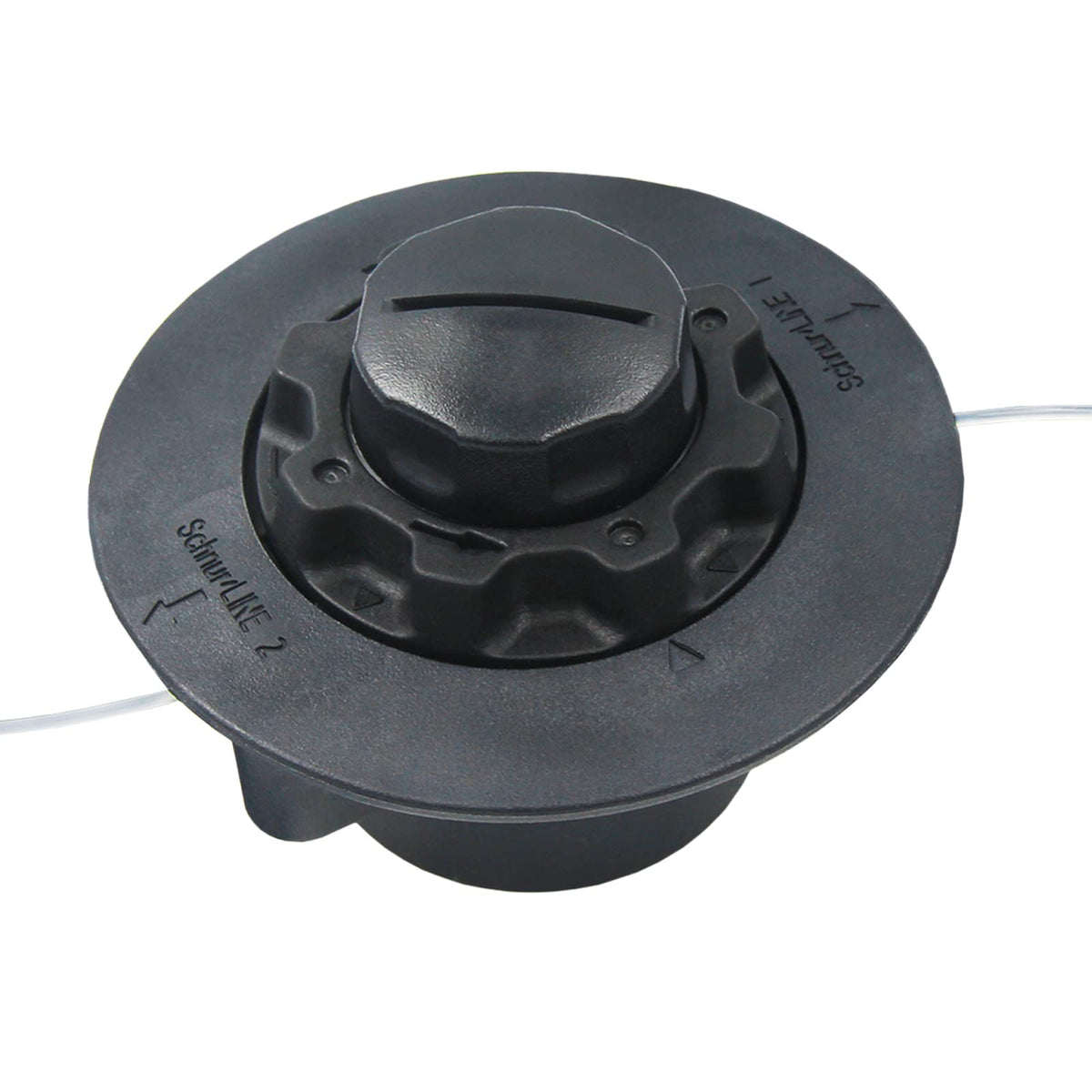 AILEETE C5-2 trimmer head installed on a Stihl FS38 for quick yard work.