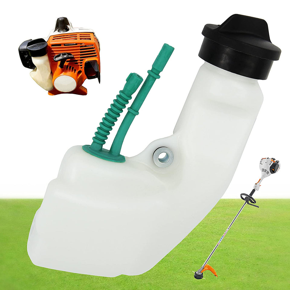 AILEETE gas fuel tank assembly front view for Stihl trimmers, reliable replacement.