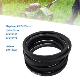 AILEETE GX21833 deck belt for D-series tractors maintains tension during mowing
