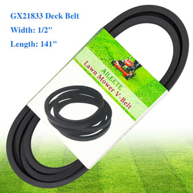 AILEETE GX21833 belt compatible with John Deere 48-inch decks for smooth blade engagement