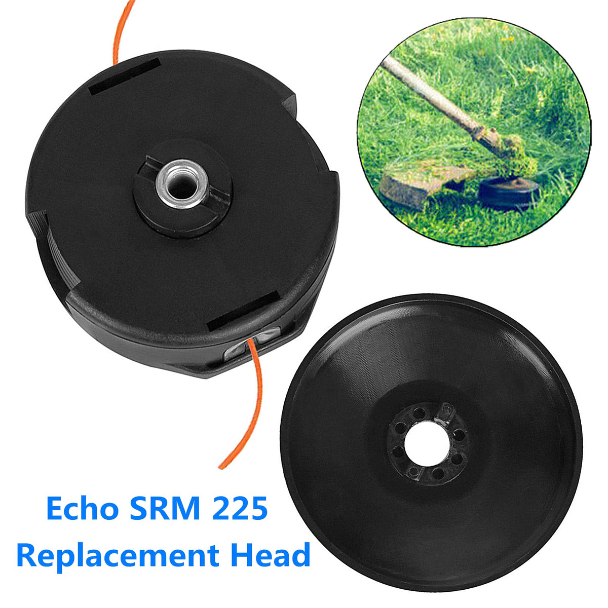 Line diameter options 0.080, 0.095, 0.105 inches for versatile cutting.