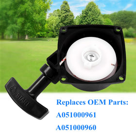 AILEETE recoil starter assembly for Echo PB-250 ensures smooth pull starts.