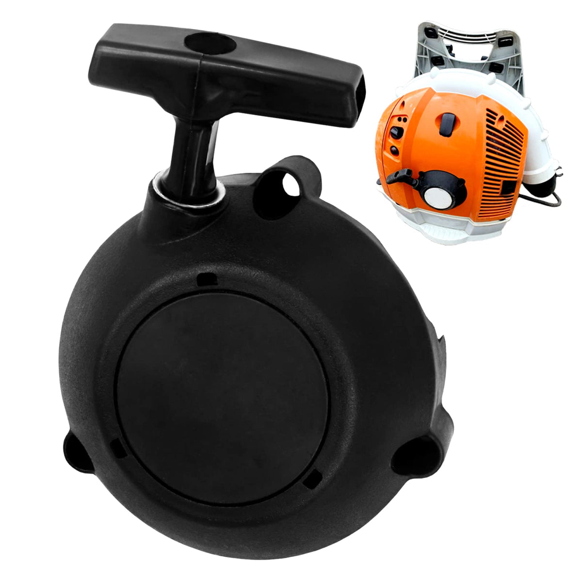AILEETE recoil starter assembly front view for Stihl BR-series with durable, smooth-pull design