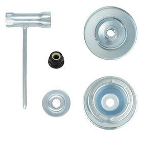 AILEETE rider plate stabilizes blade alignment during trimming