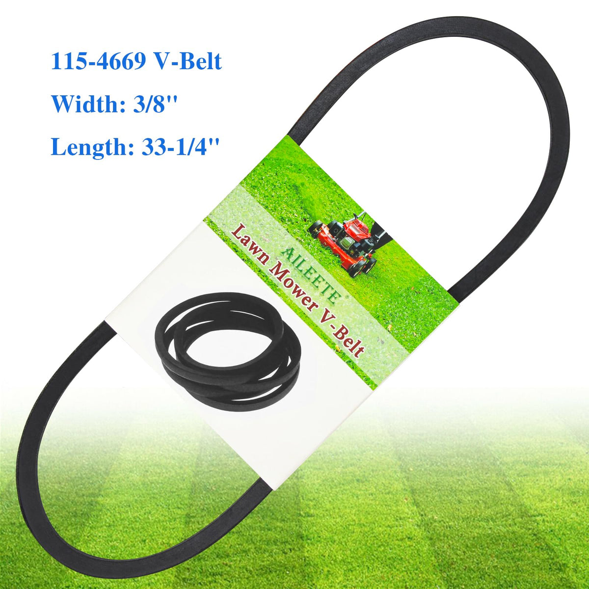Brand new AILEETE Toro belt in packaging for quick replacement
