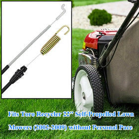 AILEETE front wheel drive cable packaged for easy Toro installation