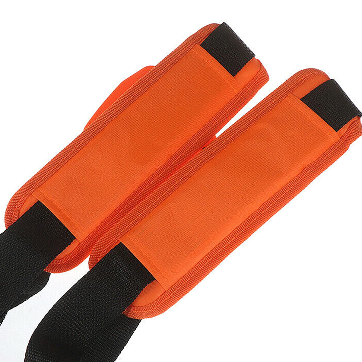 AILEETE trimmer harness worn on the back facilitates brushcutter tasks
