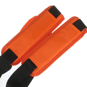 AILEETE trimmer harness worn on the back facilitates brushcutter tasks