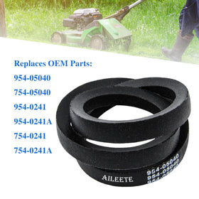 AILEETE belt installed on a tractor demonstrates compatibility and fitment for seamless operation.