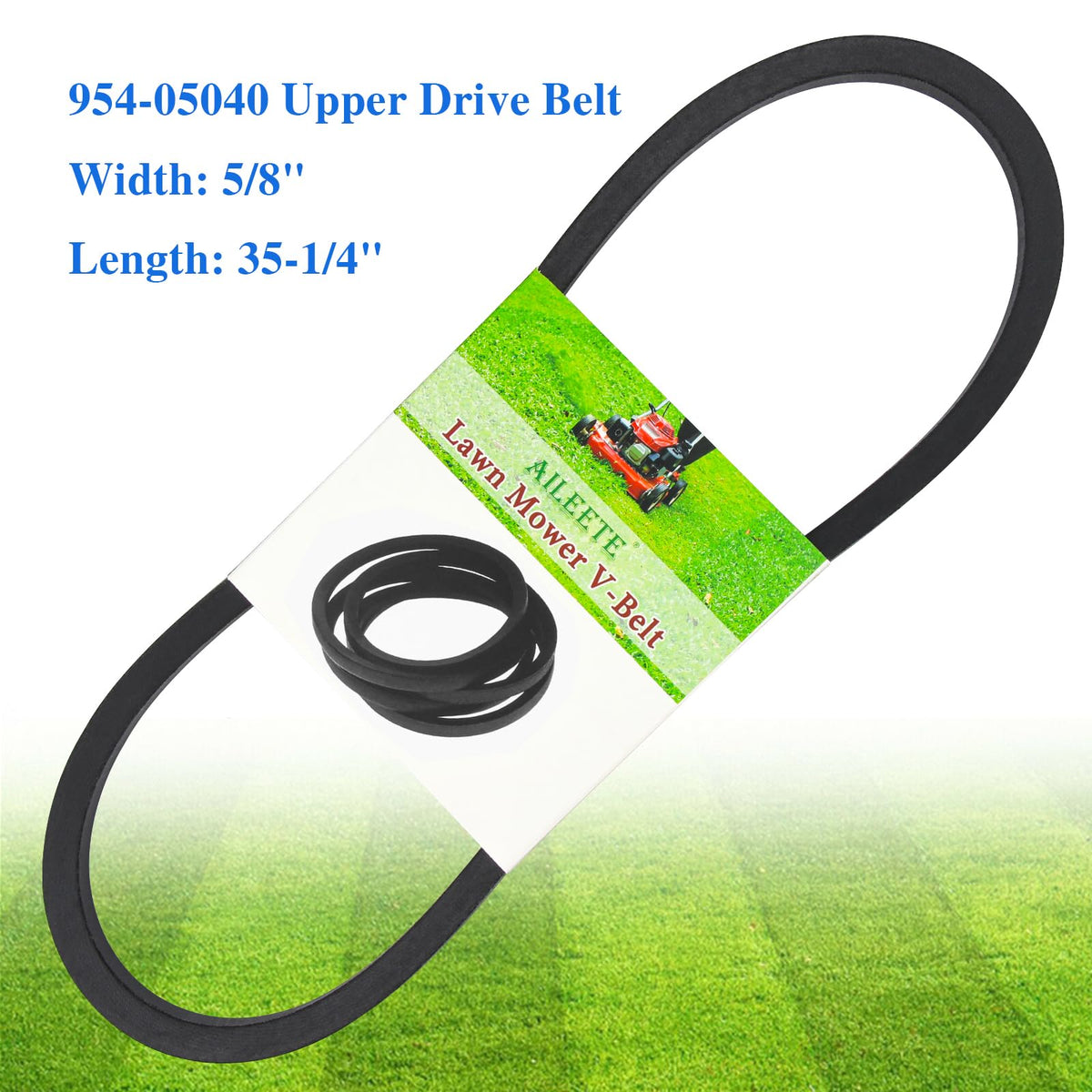 Close-up of AILEETE belt rubber detail highlighting durable construction for long-lasting use.
