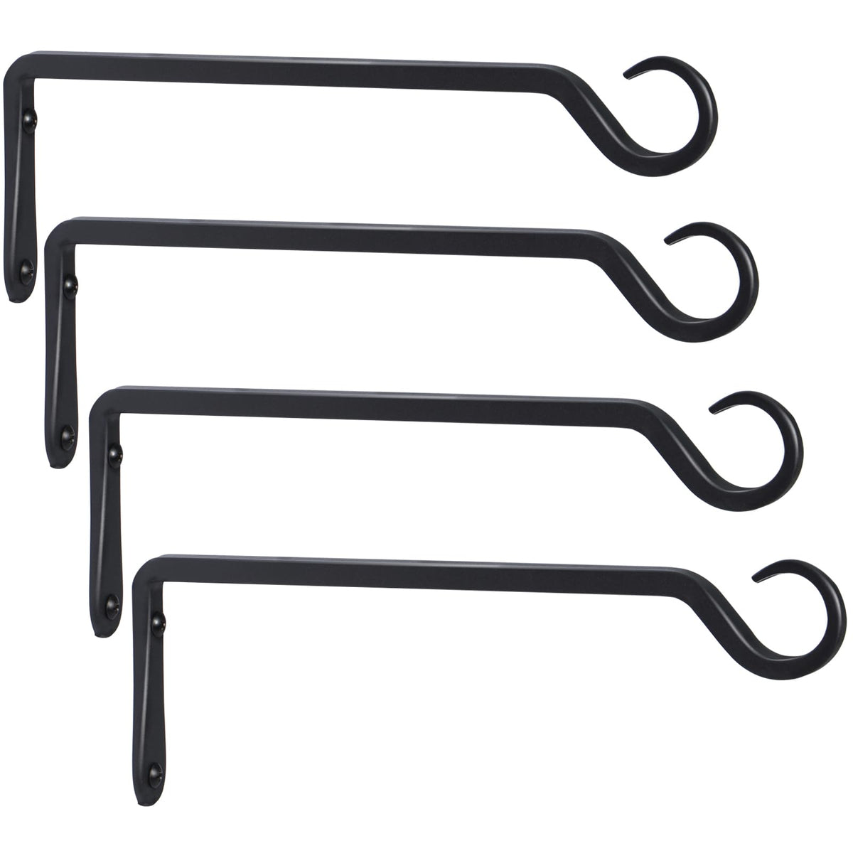 AILIN YELOKIE 12-inch plant hanger provides sturdy outdoor plant support.