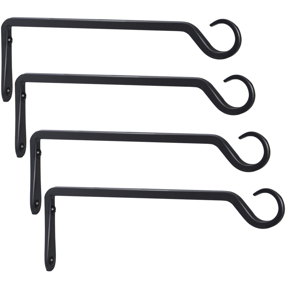 AILIN YELOKIE 12-inch plant hanger provides sturdy outdoor plant support.