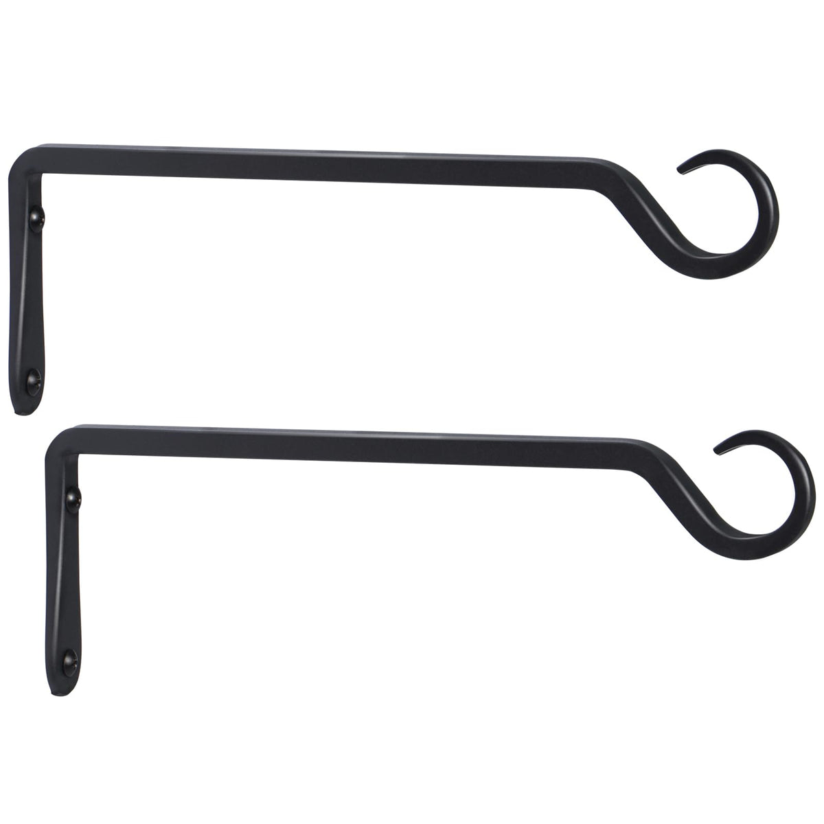 AILIN YELOKIE 2pack forged wall hook in 12 inch with mounting hardware for indoor outdoor use