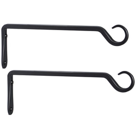AILIN YELOKIE 2pack forged wall hook in 12 inch with mounting hardware for indoor outdoor use