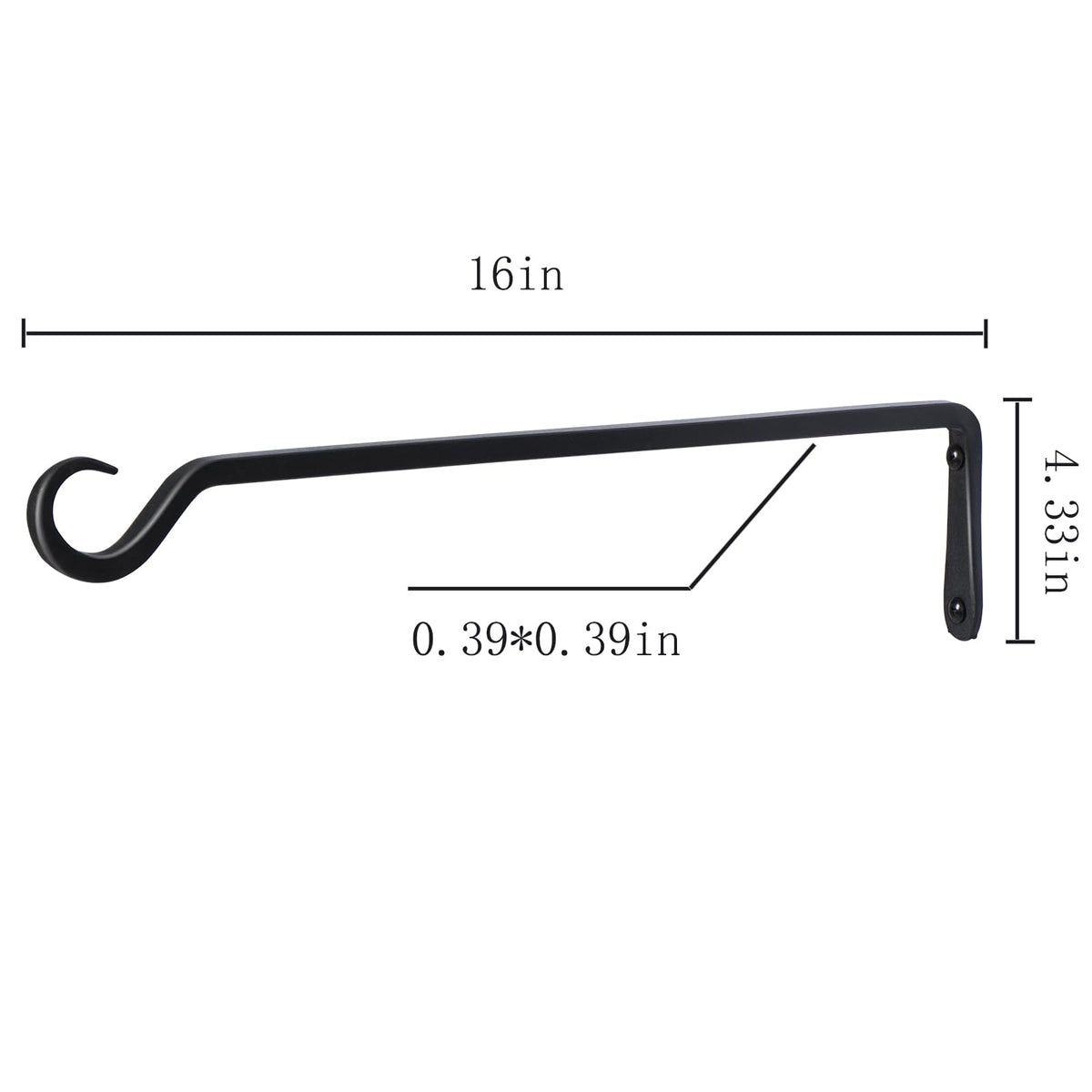 AILIN YELOKIE outdoor hanging bracket with sturdy mounting for birds, planters, or lanterns.