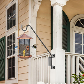 AILIN YELOKIE plant hanger stays steady in wind while showcasing blooms.