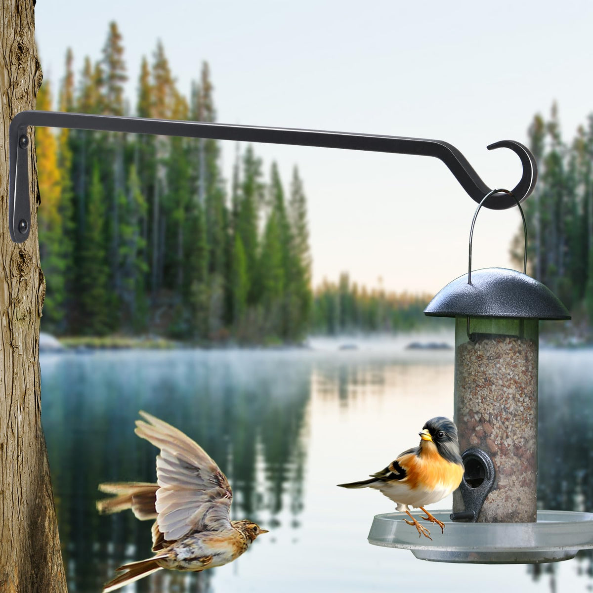 AILIN YELOKIE square steel bar shows robust construction for long-lasting outdoor hanging.