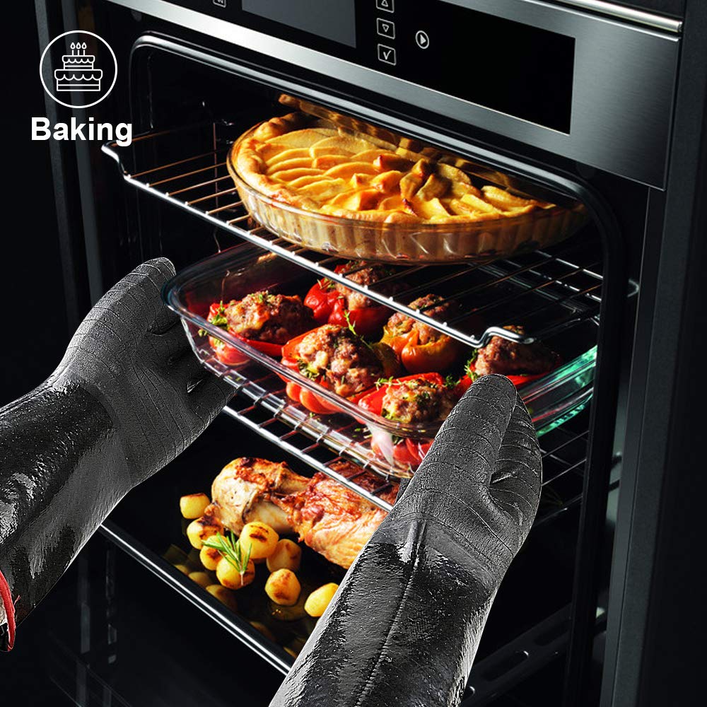 Ailiary easy-clean grill gloves resist grime and dry quickly after use.