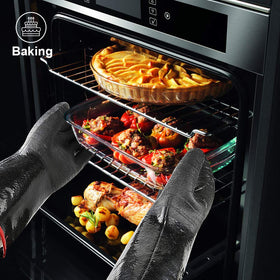 Ailiary easy-clean grill gloves resist grime and dry quickly after use.