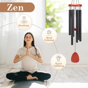 AILUOQI wind chime 26-inch length ideal for patios and gardens