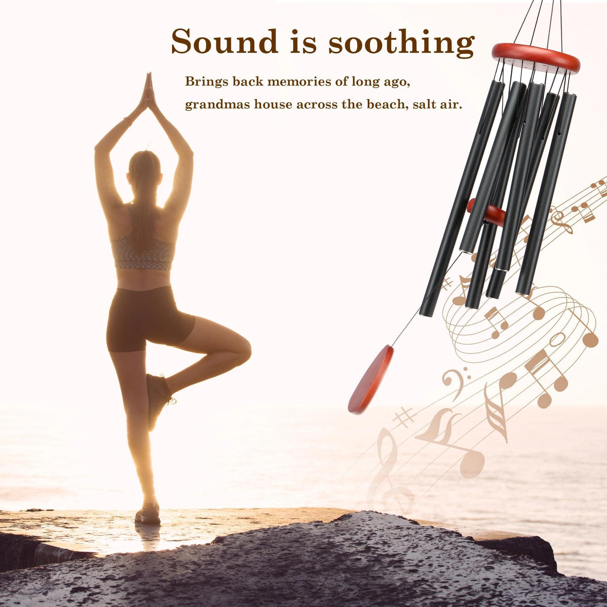 AILUOQI aluminium tubes deliver soothing pentatonic tune
