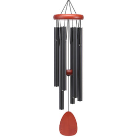 AILUOQI classic black wind chime top hook enhances outdoor ambience