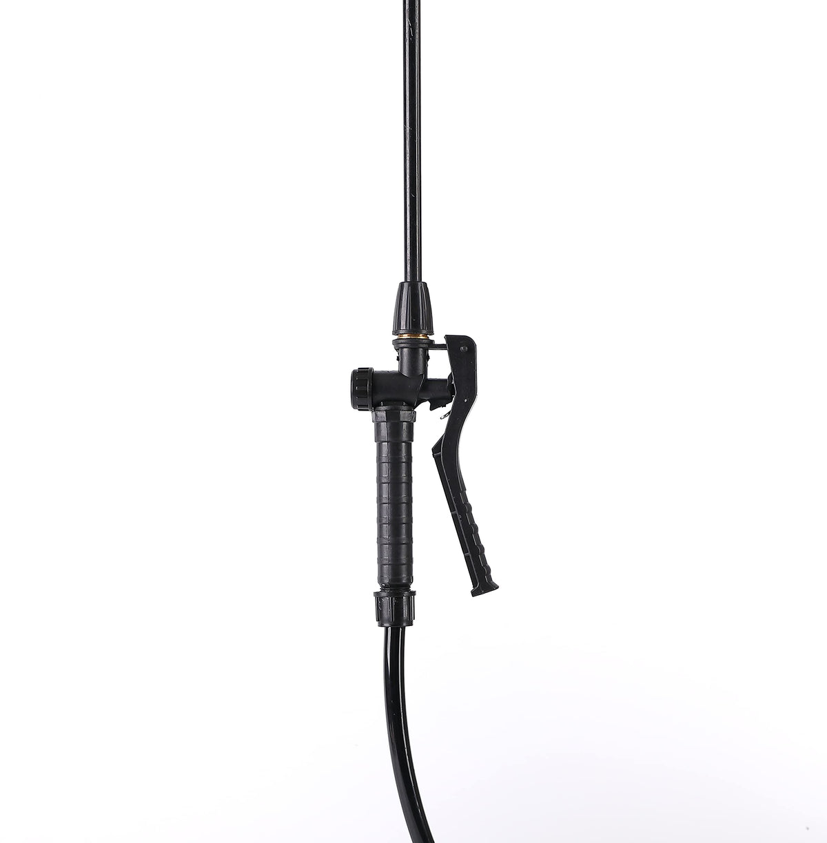 Aimela backpack sprayer-ready hose designed for easy interface checks.