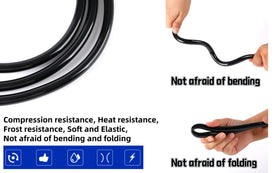 Aimela quick-install hose helps setup of garden sprayers.