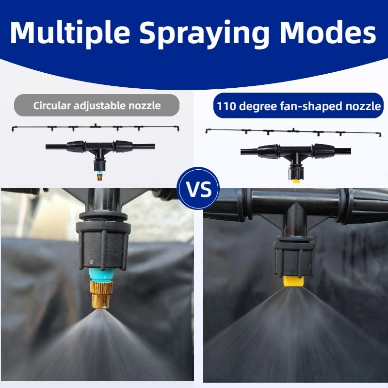 Aimela wide-coverage setup supports large-area spraying with fewer passes.