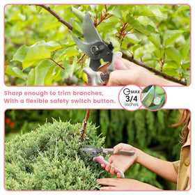 AIMORE pruning shears offering clean, smooth cuts for healthy plants.