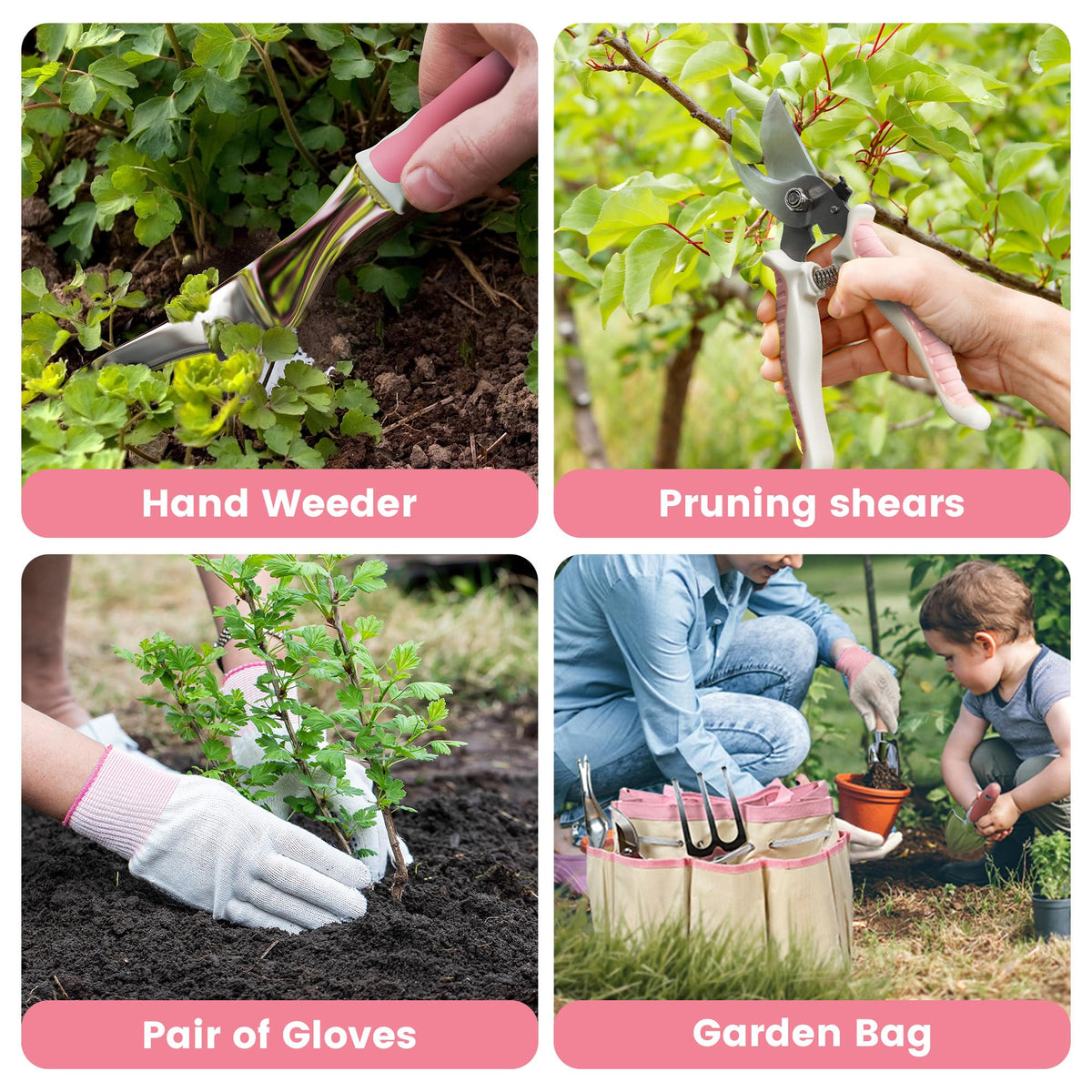 AIMORE small trowel designed for precise transplanting tasks.