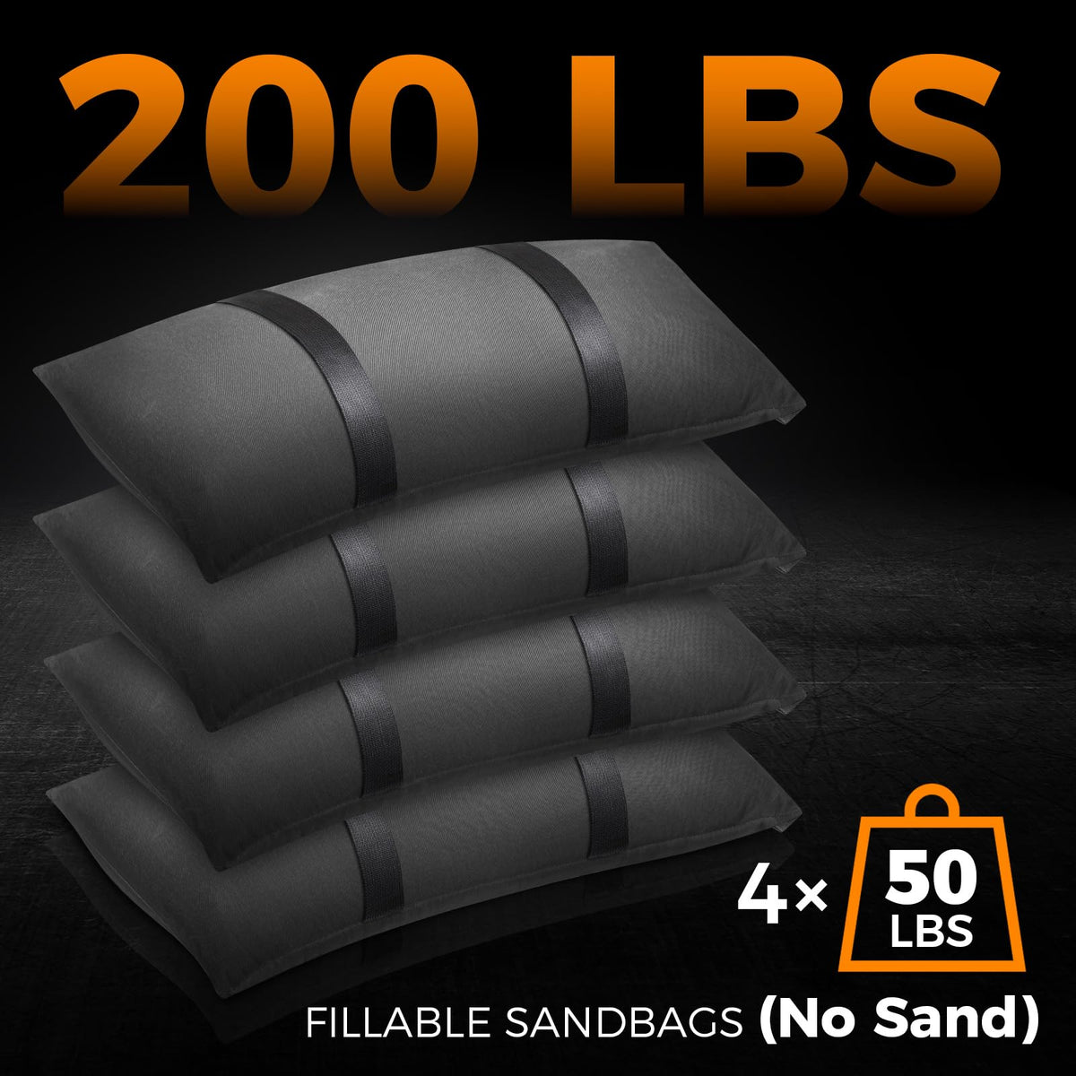 Aimosen fillable sandbags showcase durable 600D Oxford fabric for outdoor use.
