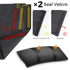 Aimosen heavy-duty 600D Oxford fabric ensures rugged, lasting performance.