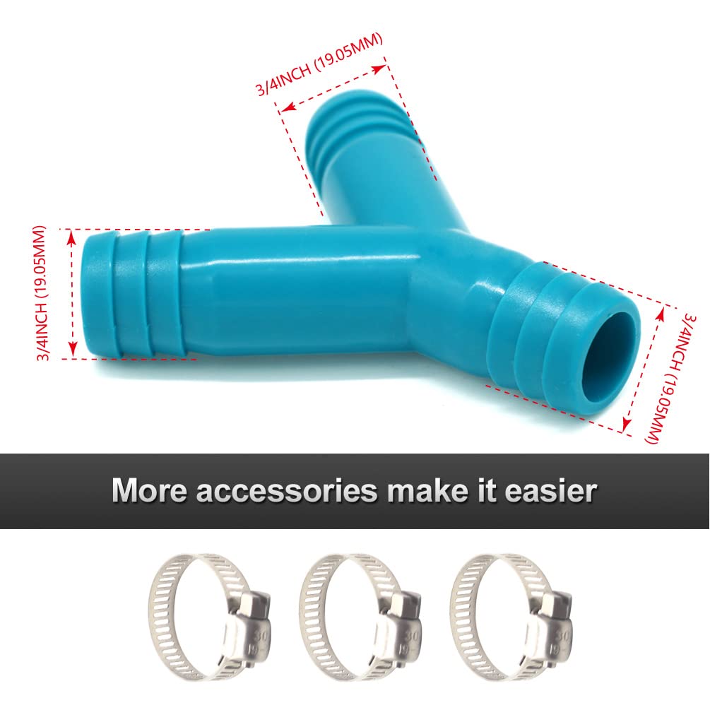 Aincix marine bilge pump hose clamps secure hoses in damp environments.
