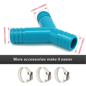 Aincix marine bilge pump hose clamps secure hoses in damp environments.