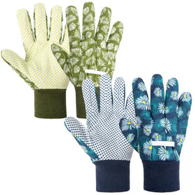 Ainiv floral gardening gloves close-up fabric for breathable comfort