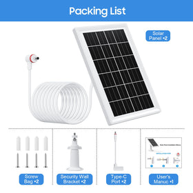 Aiobuvr installation kit for two panels simplifies setup.