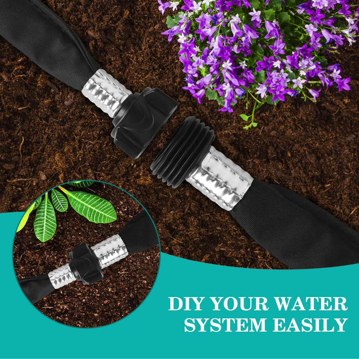 AIODE hose setup in minutes for easy one-person use